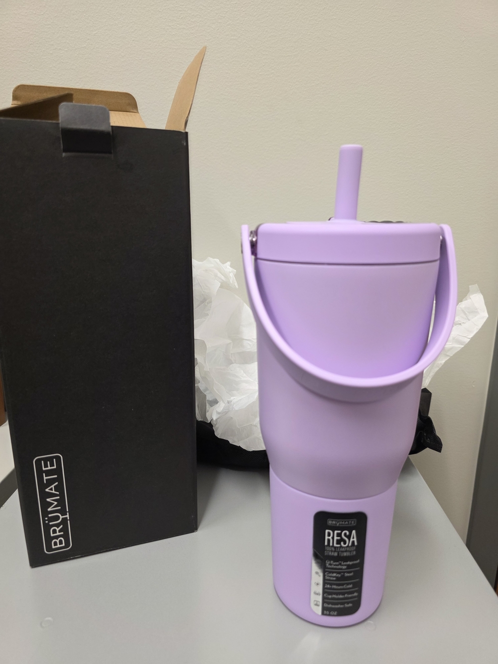 BrรผMate Resa Insulated Travel Tumbler โ Lavender
